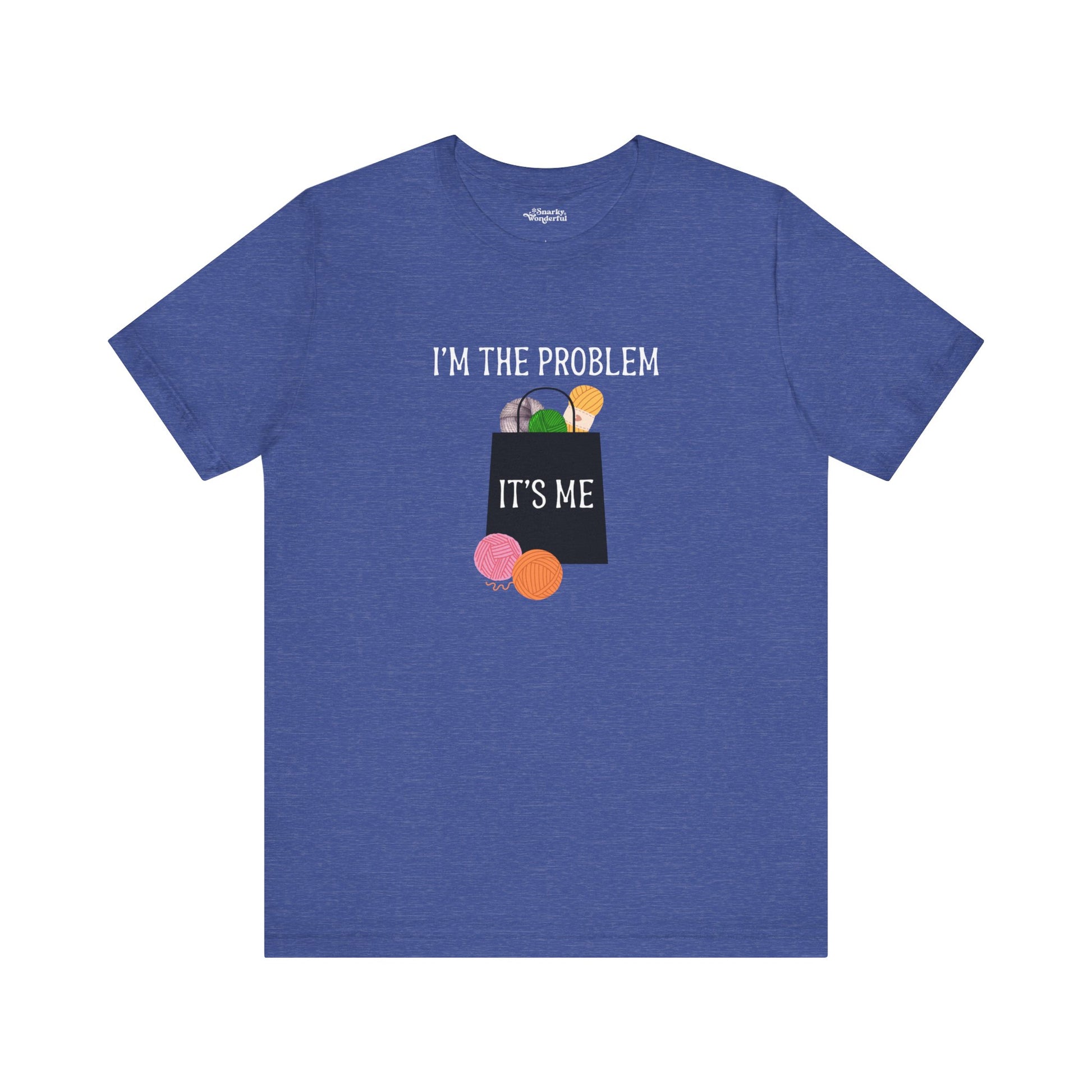 "I'm the Problem, It's Me" Yarn Hoarder Swifties Tee - Snarky Wonderful - 6