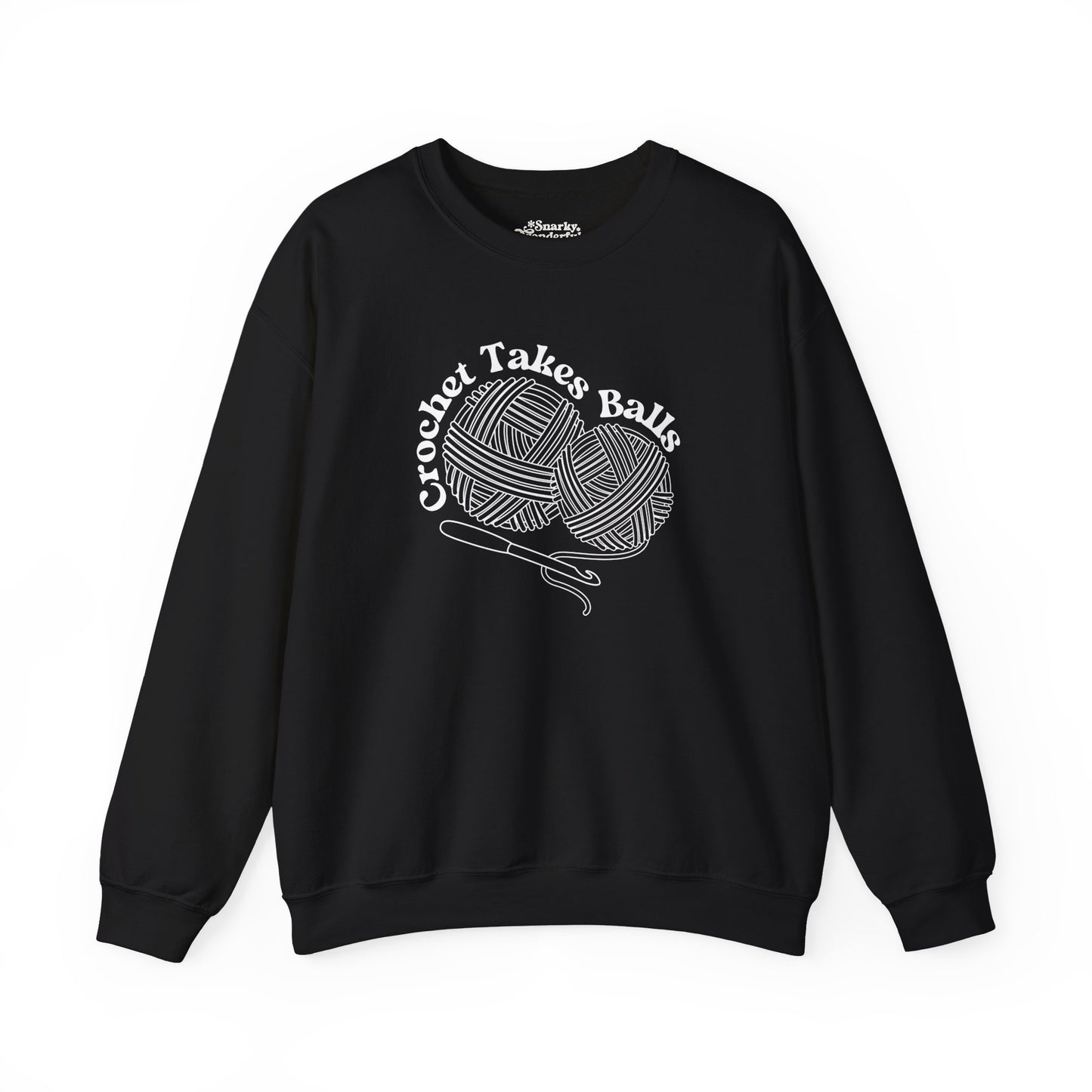 Crochet Takes Balls Sweatshirt