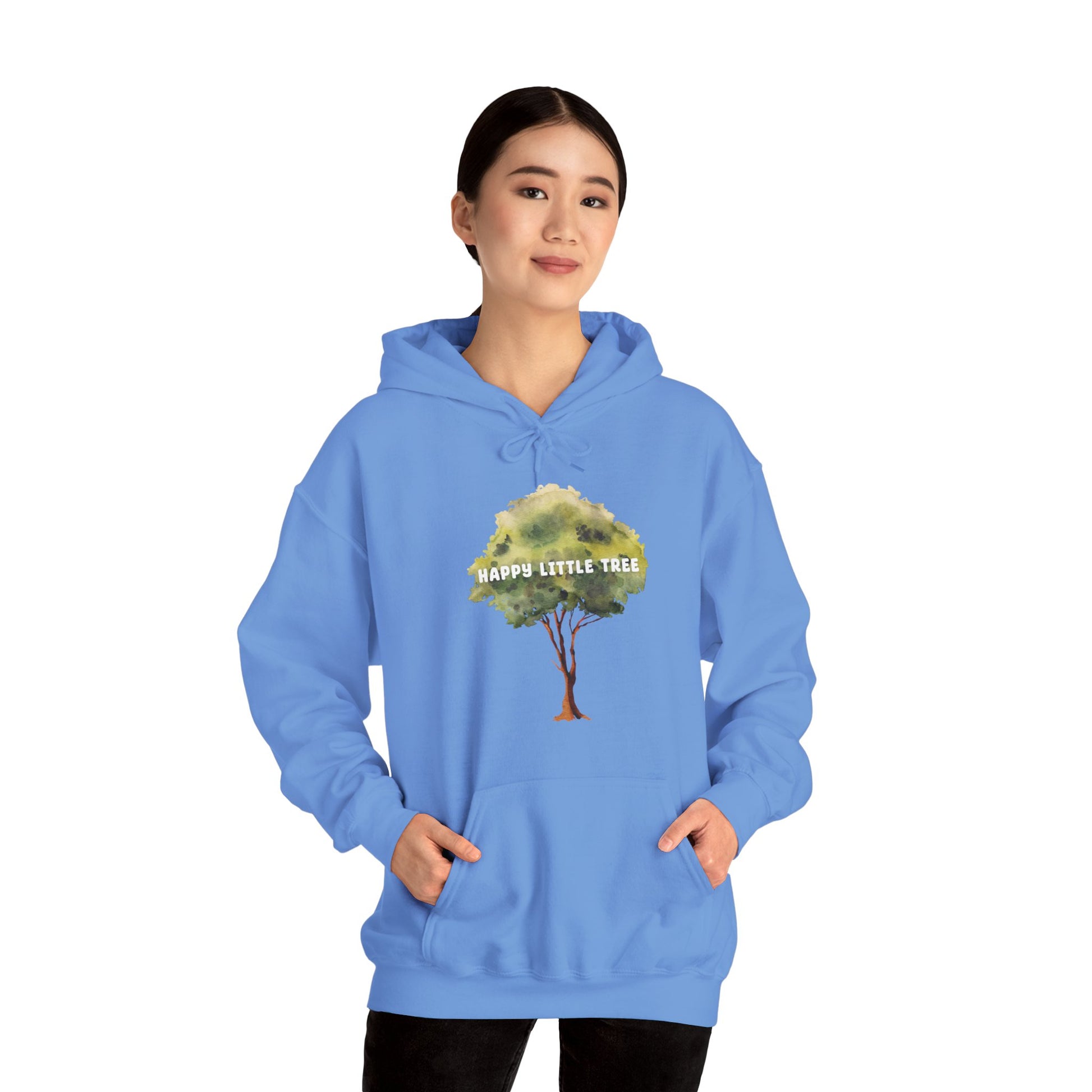 Happy Little Tree Art Hoodie - Snarky Wonderful - 2