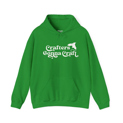 Crafters Gonna Craft Hot Glue Gun Hoodie