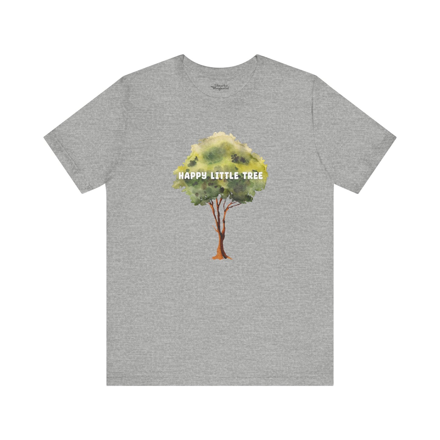 Happy Little Tree Art T-Shirt - Snarky Wonderful - 4