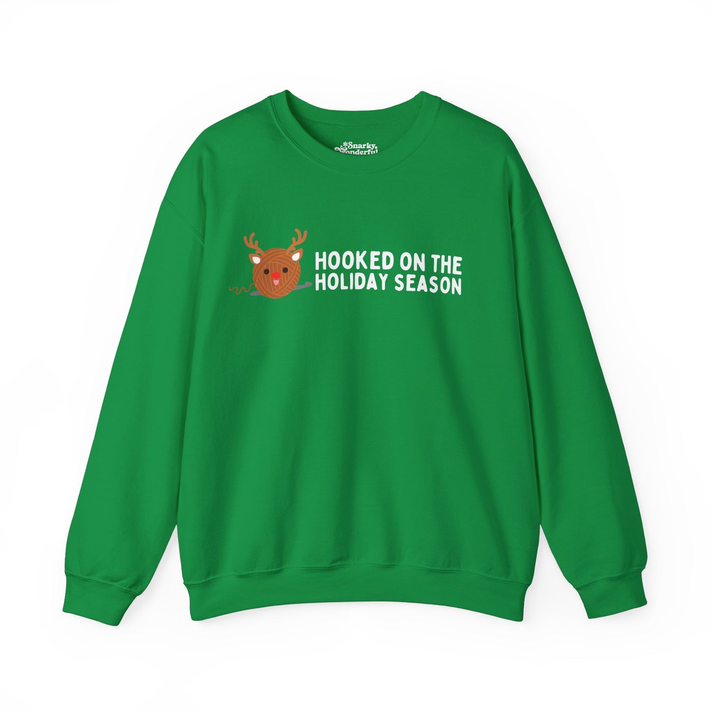 Hooked on the Holiday Season Crochet Sweatshirt