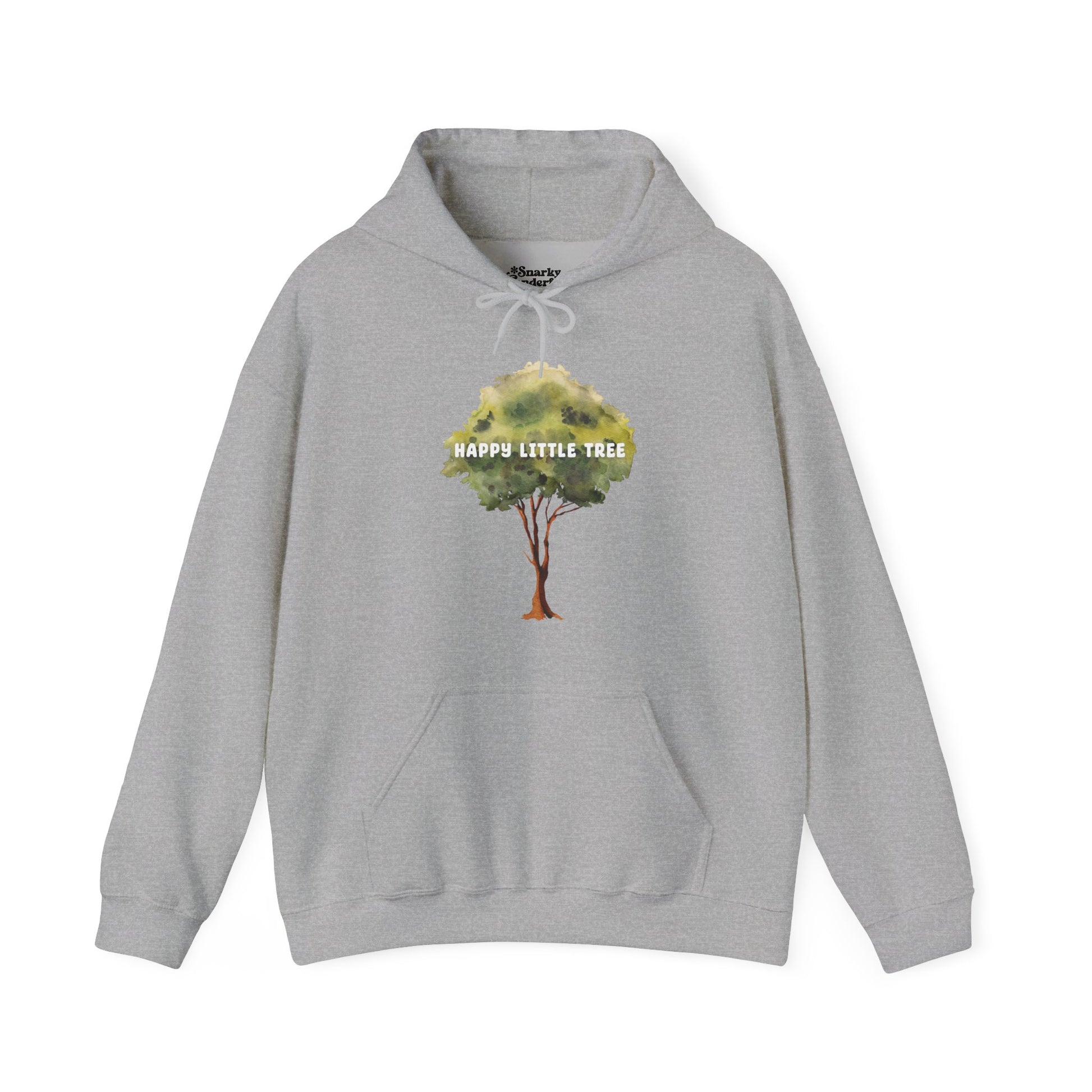 Happy Little Tree Art Hoodie - Snarky Wonderful - 5