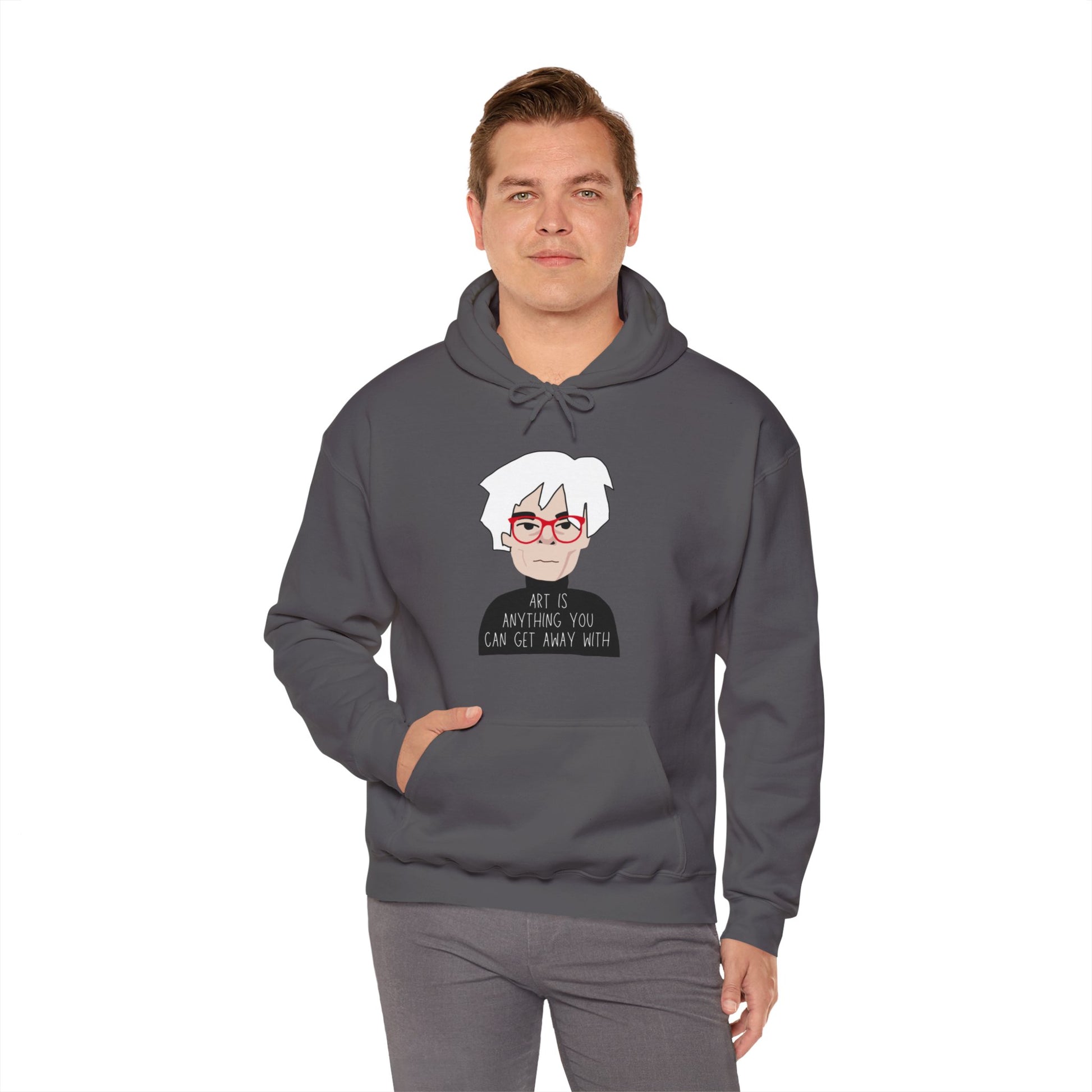 Creative Rebellion: Art Is Anything Warhol Hoodie - Snarky Wonderful - 2