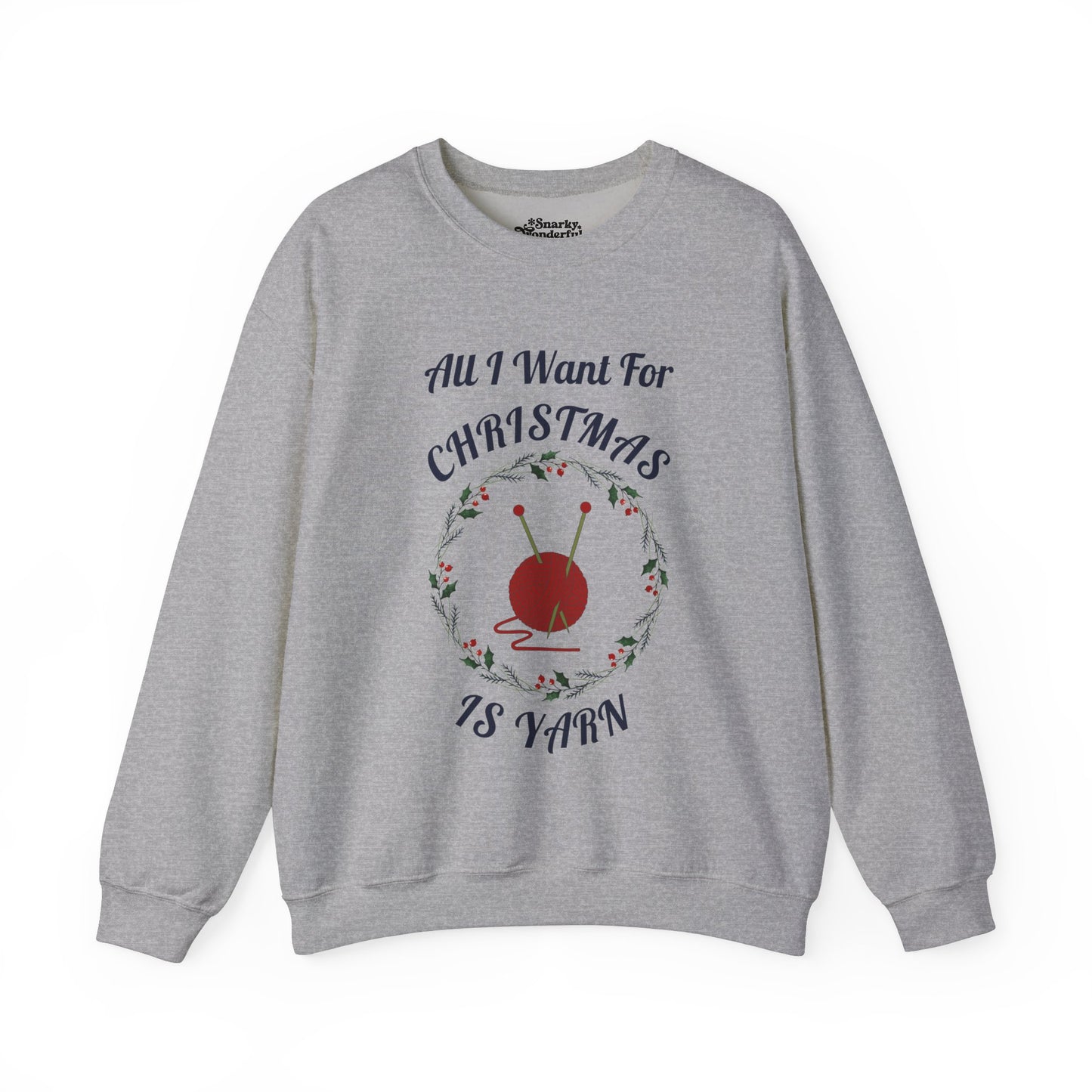 Christmas Yarn Dreams Knitter Sweatshirt