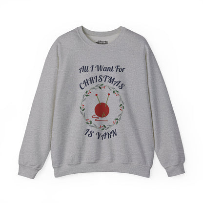 Christmas Yarn Dreams Knitter Sweatshirt