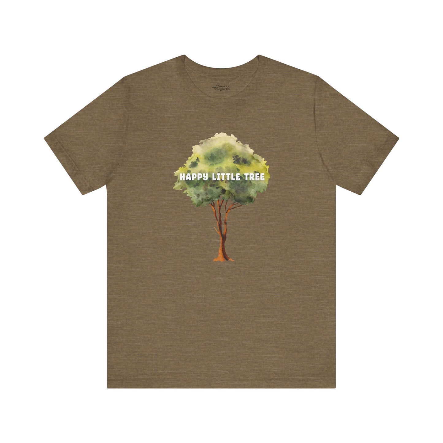 Happy Little Tree Art T-Shirt - Snarky Wonderful - 16