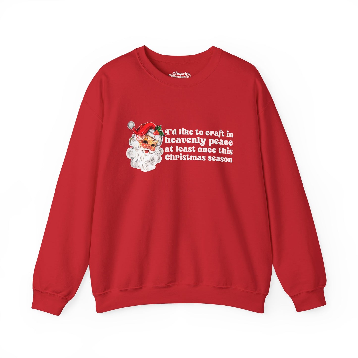 Christmas Crafting in Heavenly Peace Sweatshirt