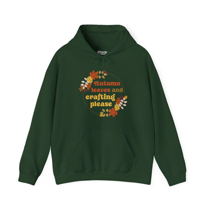 Autumn Leaves and Crafting Please Hoodie - Snarky Wonderful - 5