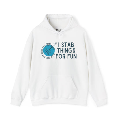 I Stab Things for Fun Embroidery Crafts Hoodie