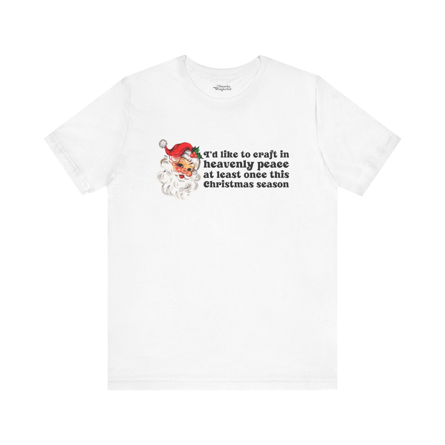 Christmas Crafting in Heavenly Peace Premium T-Shirt