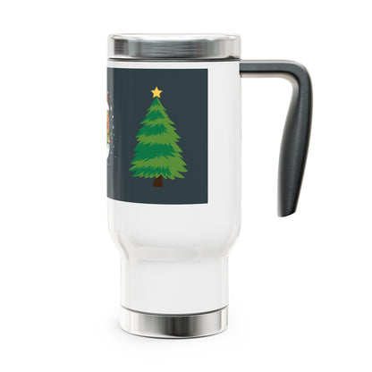 "Feeling Cluckin' Festive" Stainless Steel Travel Mug - 14oz