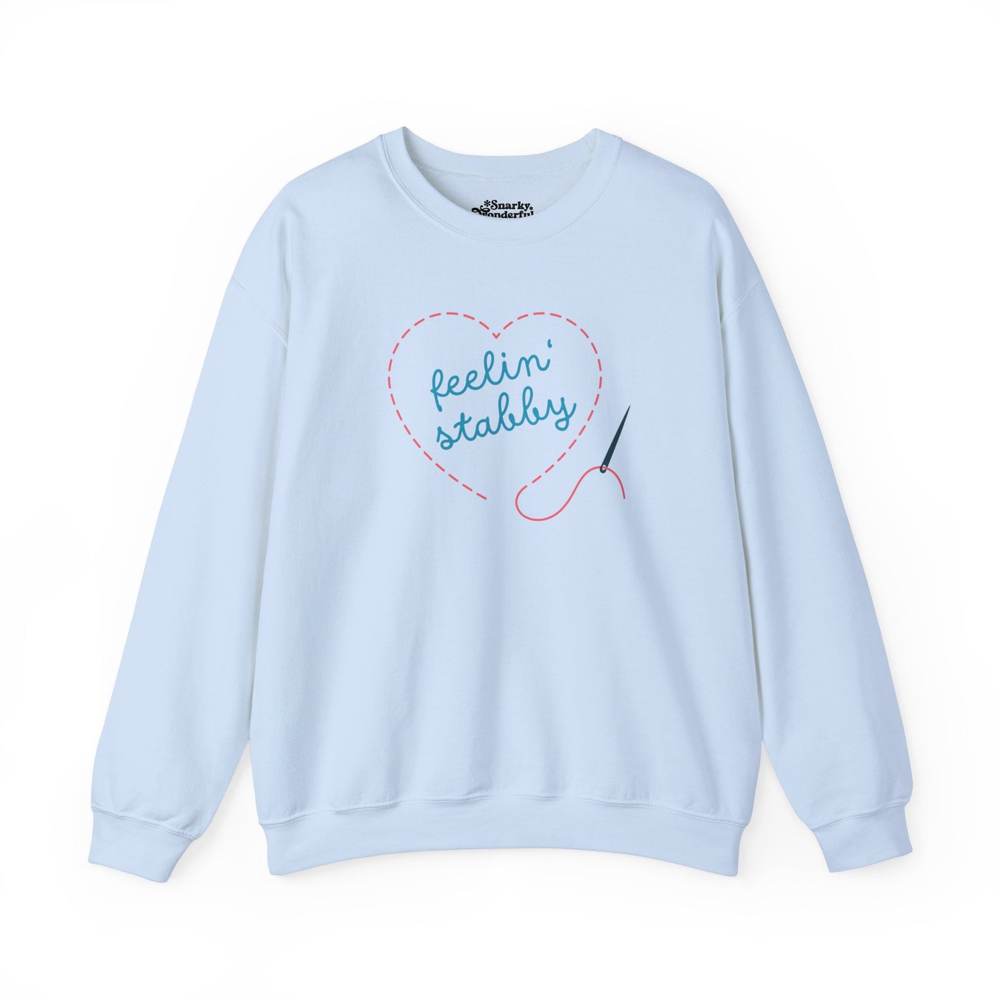 Feelin' Stabby Needlework Humor Sweatshirt - Snarky Wonderful - 7