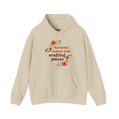 Autumn Leaves and Crafting Please Hoodie - Snarky Wonderful - 7