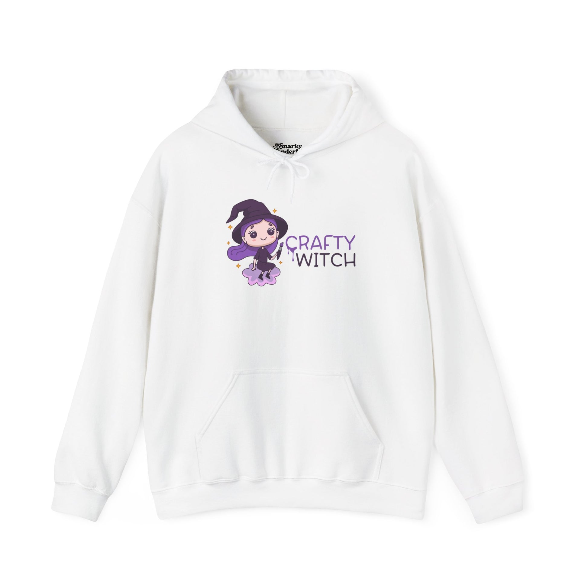 Crafty Witch Attitude Halloween Hoodie - Snarky Wonderful - 4