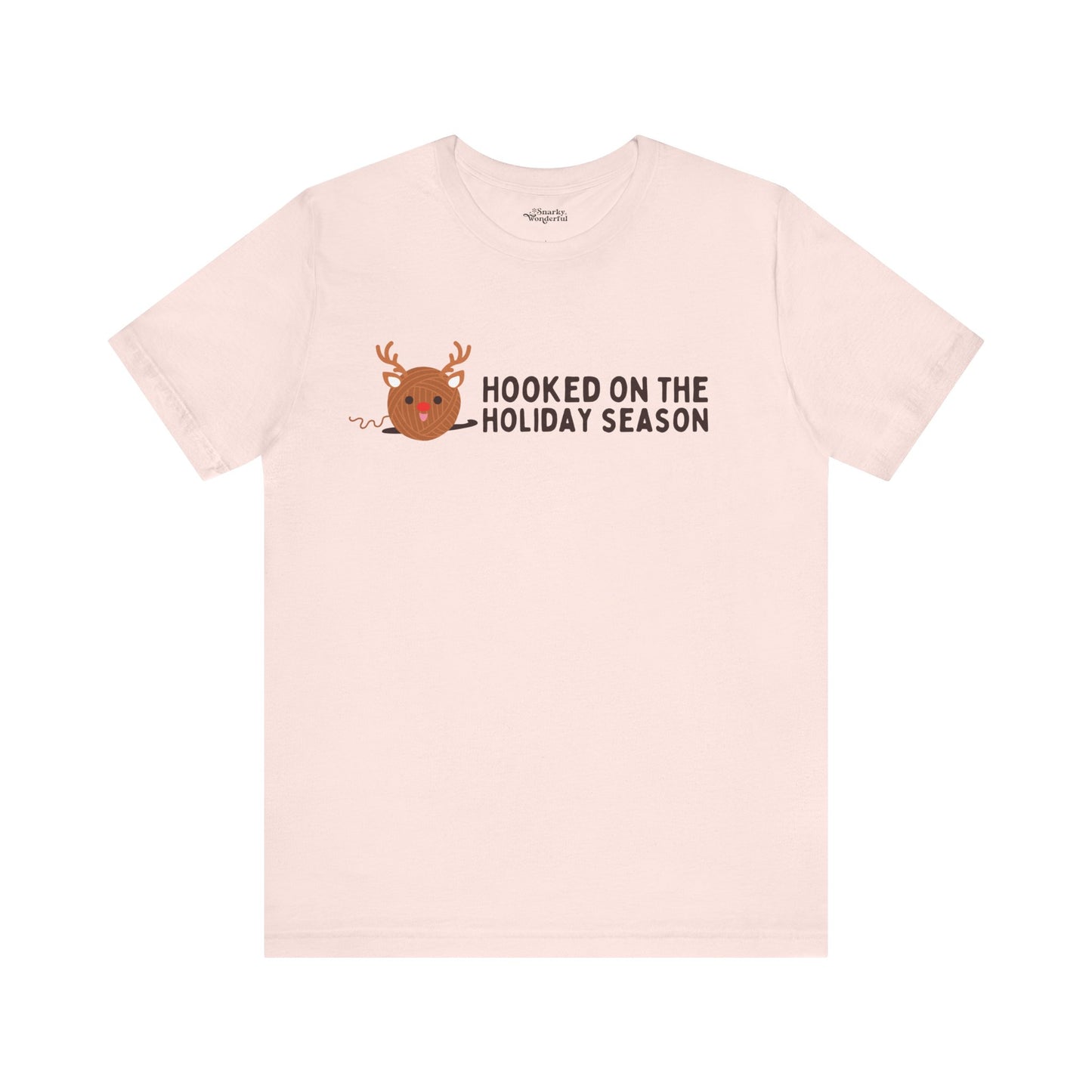 Hooked on the Holiday Season Crochet Premium T-Shirt