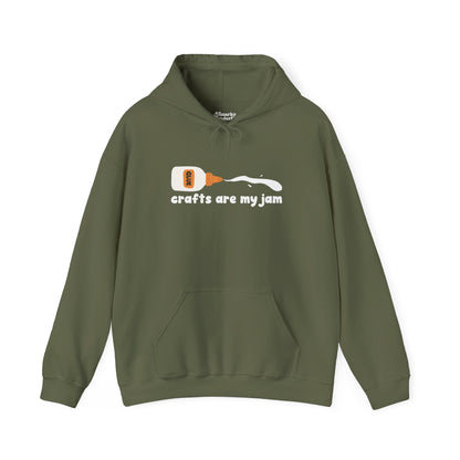 Crafts Are My Jam Glue Spill Hoodie - Snarky Wonderful - 11