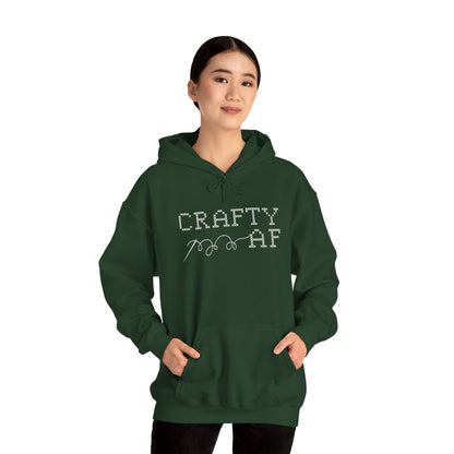 Crafty AF Stitched Hoodie