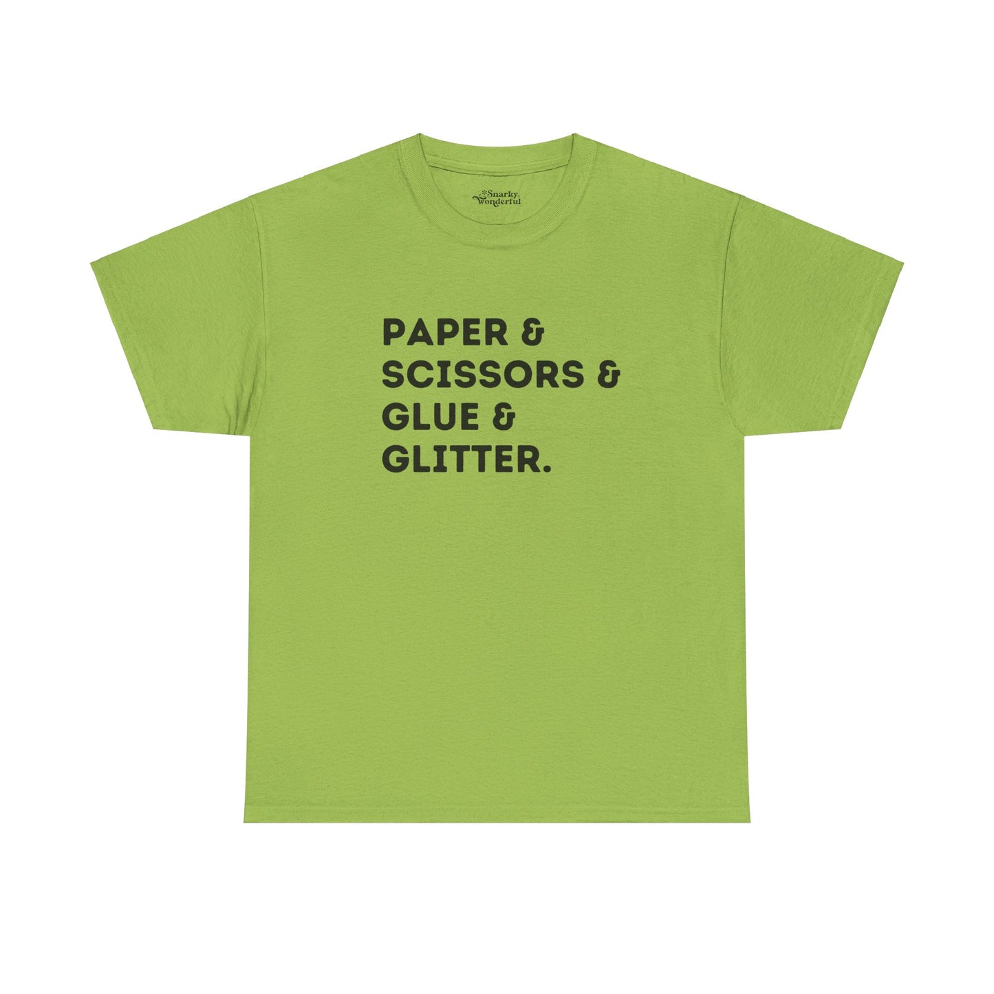 Paper & Scissors & Glue & Glitter Essential Tee