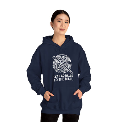 Let's Go Balls to the Wall Crochet Hoodie - Snarky Wonderful - 2