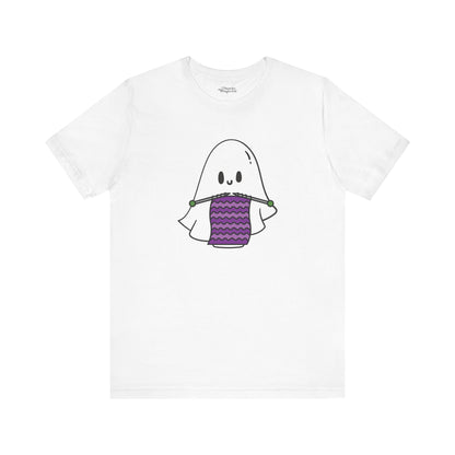 Knitting Ghost Halloween T-Shirt - Snarky Wonderful - 10