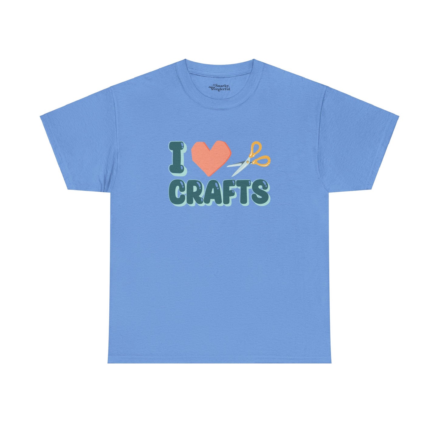 Crafty Love: Heart & Scissors Essential Tee