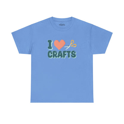 Crafty Love: Heart & Scissors Essential Tee