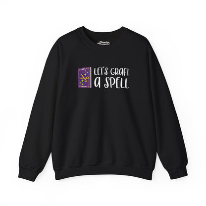 Let's Craft a Spell Halloween Sweatshirt - Snarky Wonderful - 1