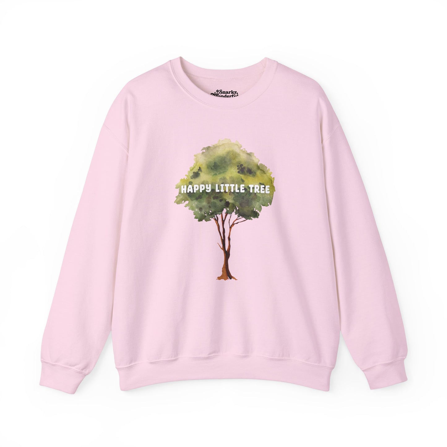 Happy Little Tree Art Sweatshirt - Snarky Wonderful - 3