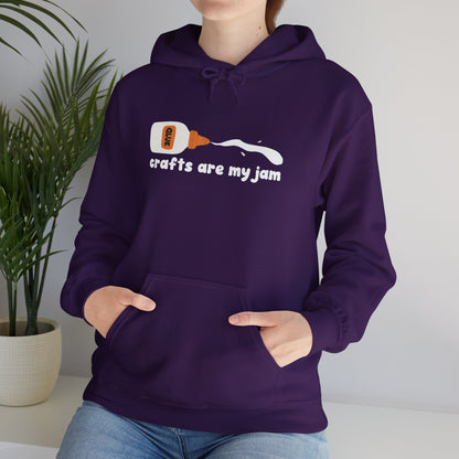 Crafts Are My Jam Glue Spill Hoodie - Snarky Wonderful - 2