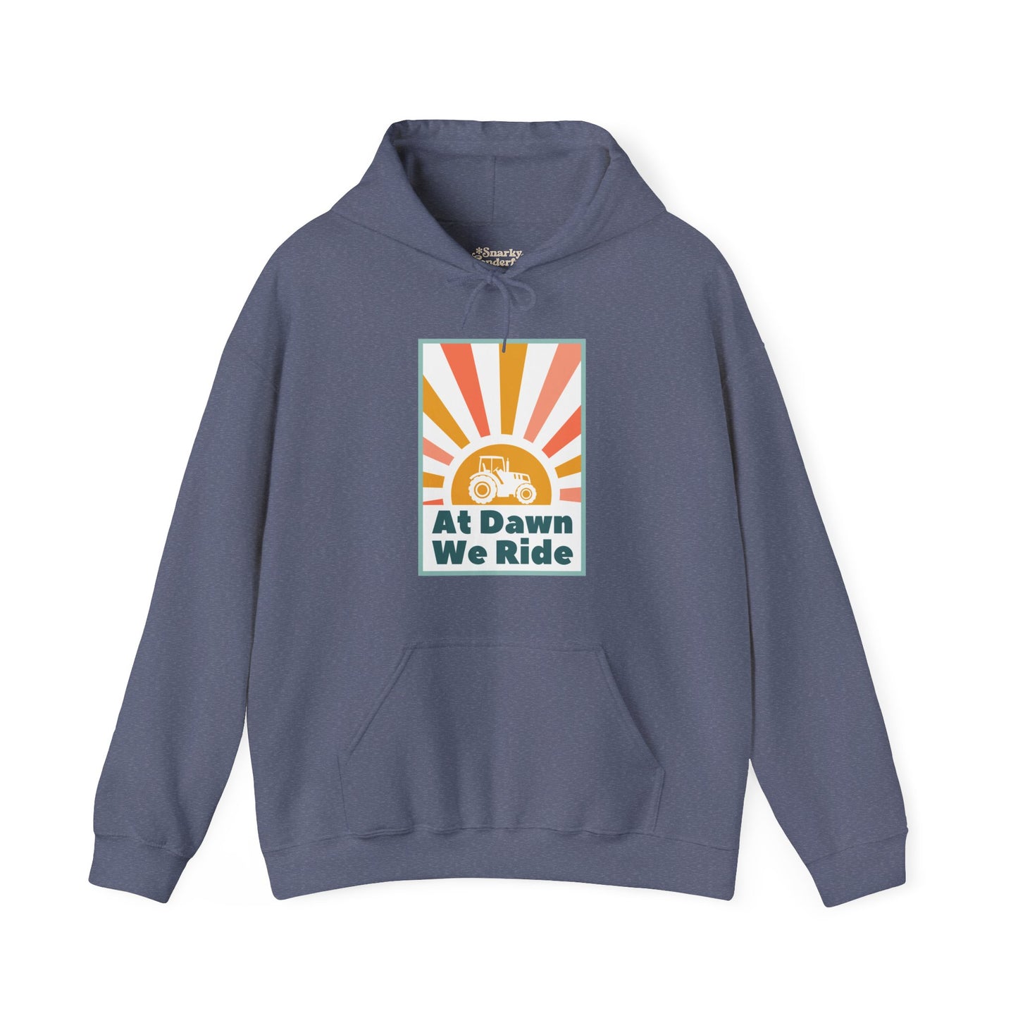 At Dawn We Ride Tractor Hoodie