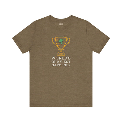 World's Okay-est Gardener Premium T-Shirt