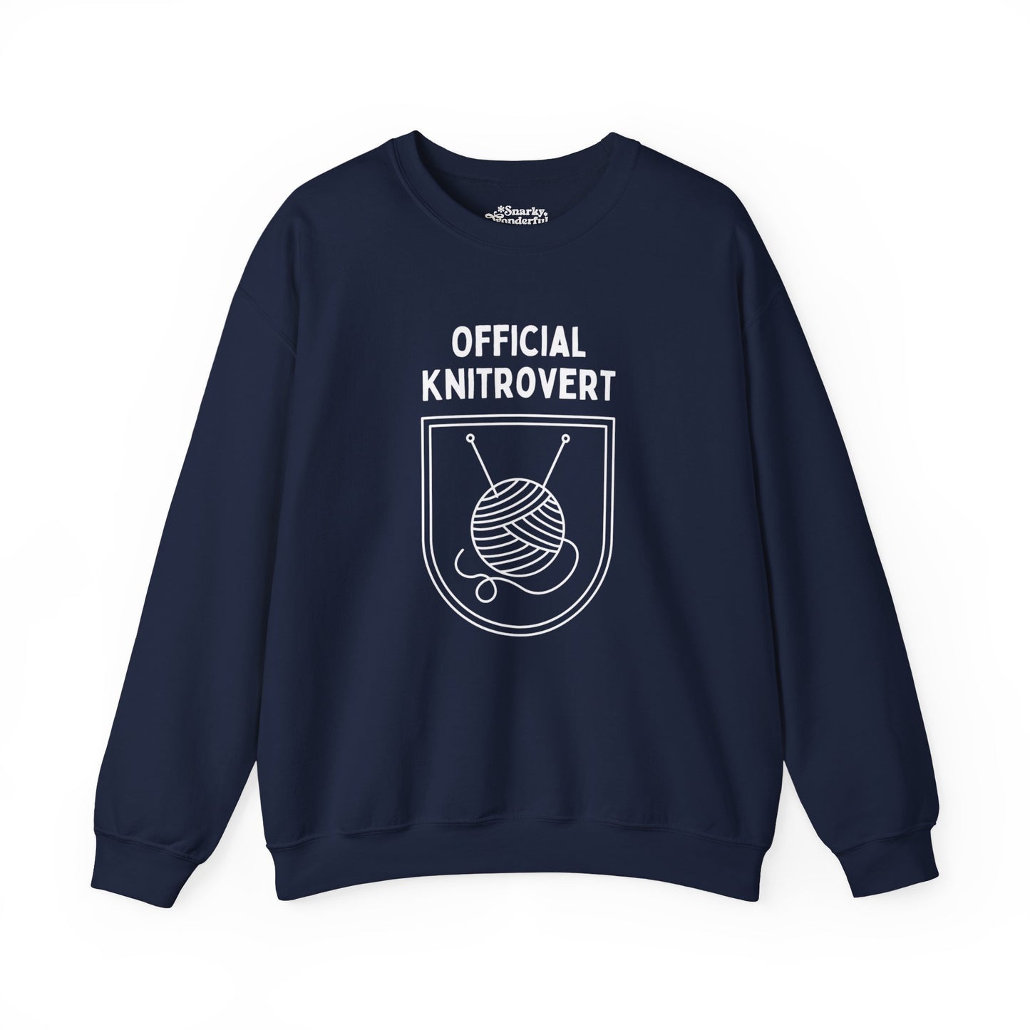 Official Knitrovert Yarn Lover Sweatshirt - Snarky Wonderful - 9