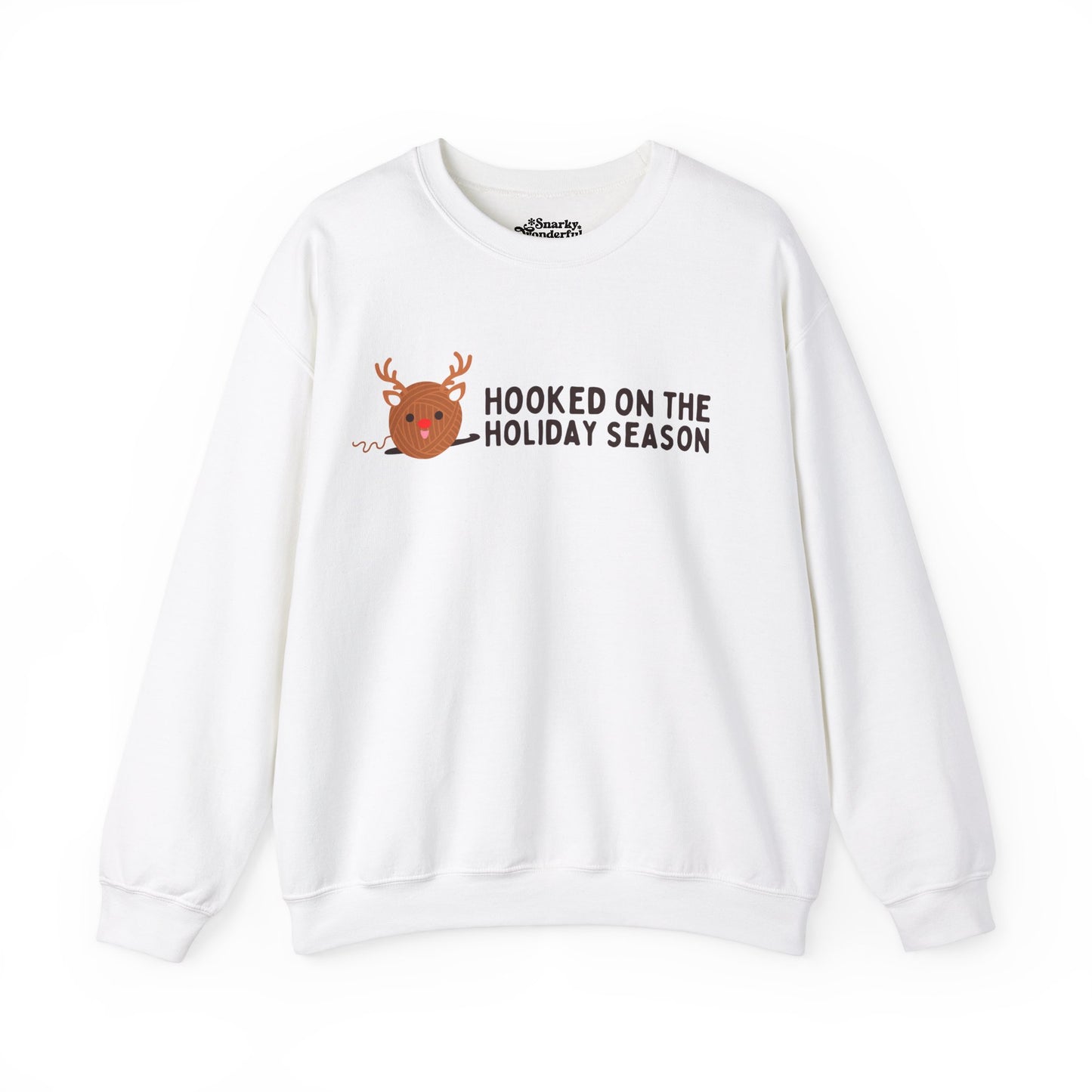 Hooked on the Holiday Season Crochet Sweatshirt