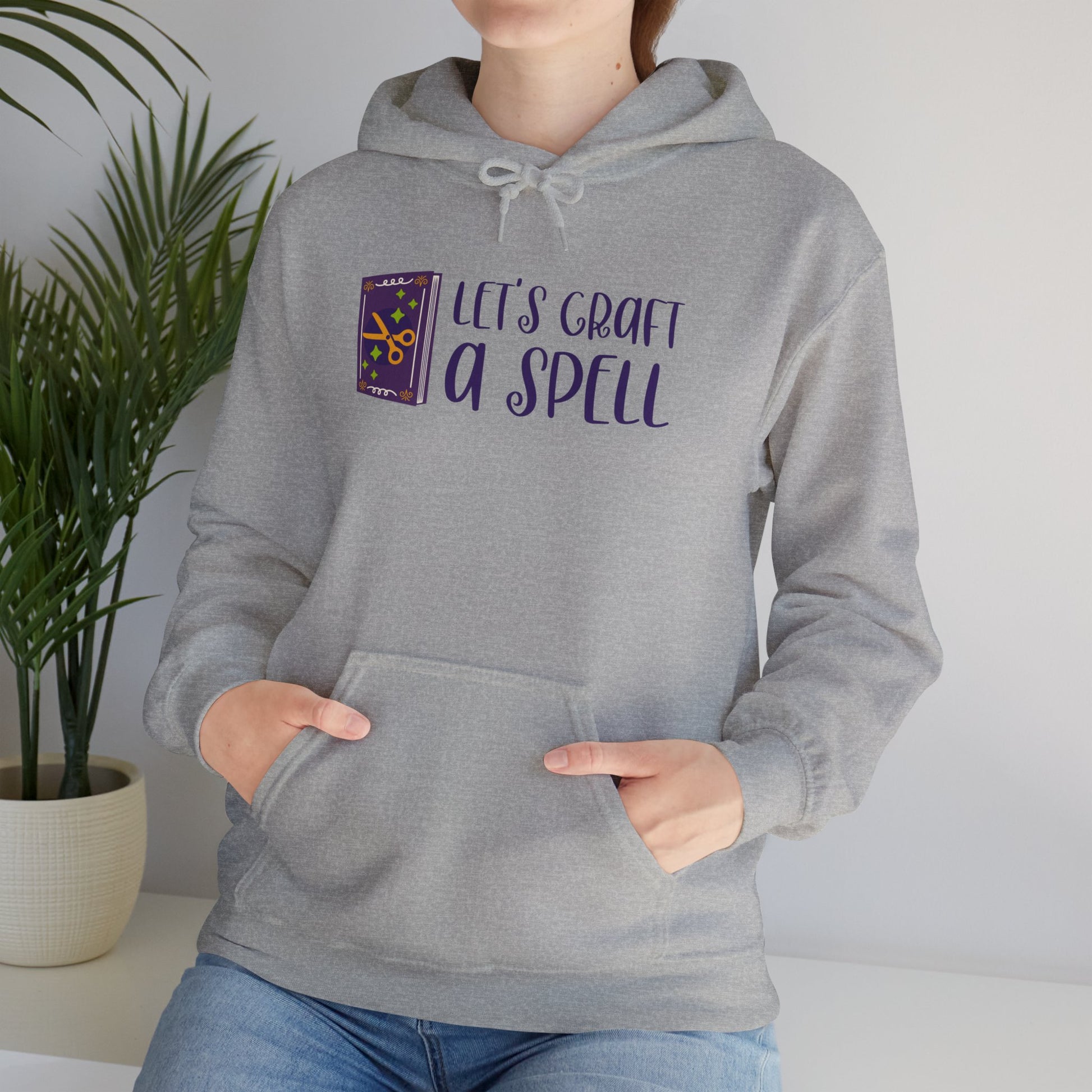 Let's Craft a Spell Halloween Hoodie - Snarky Wonderful - 2