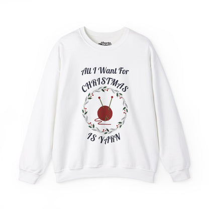 Christmas Yarn Dreams Knitter Sweatshirt