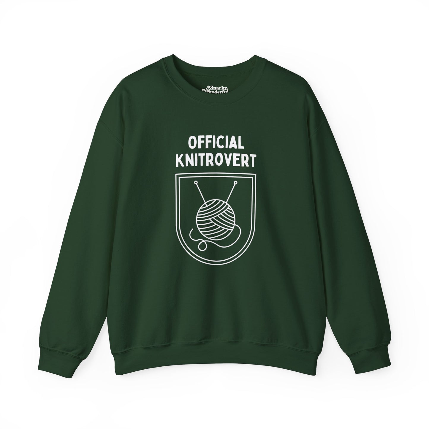 Official Knitrovert Yarn Lover Sweatshirt - Snarky Wonderful - 15