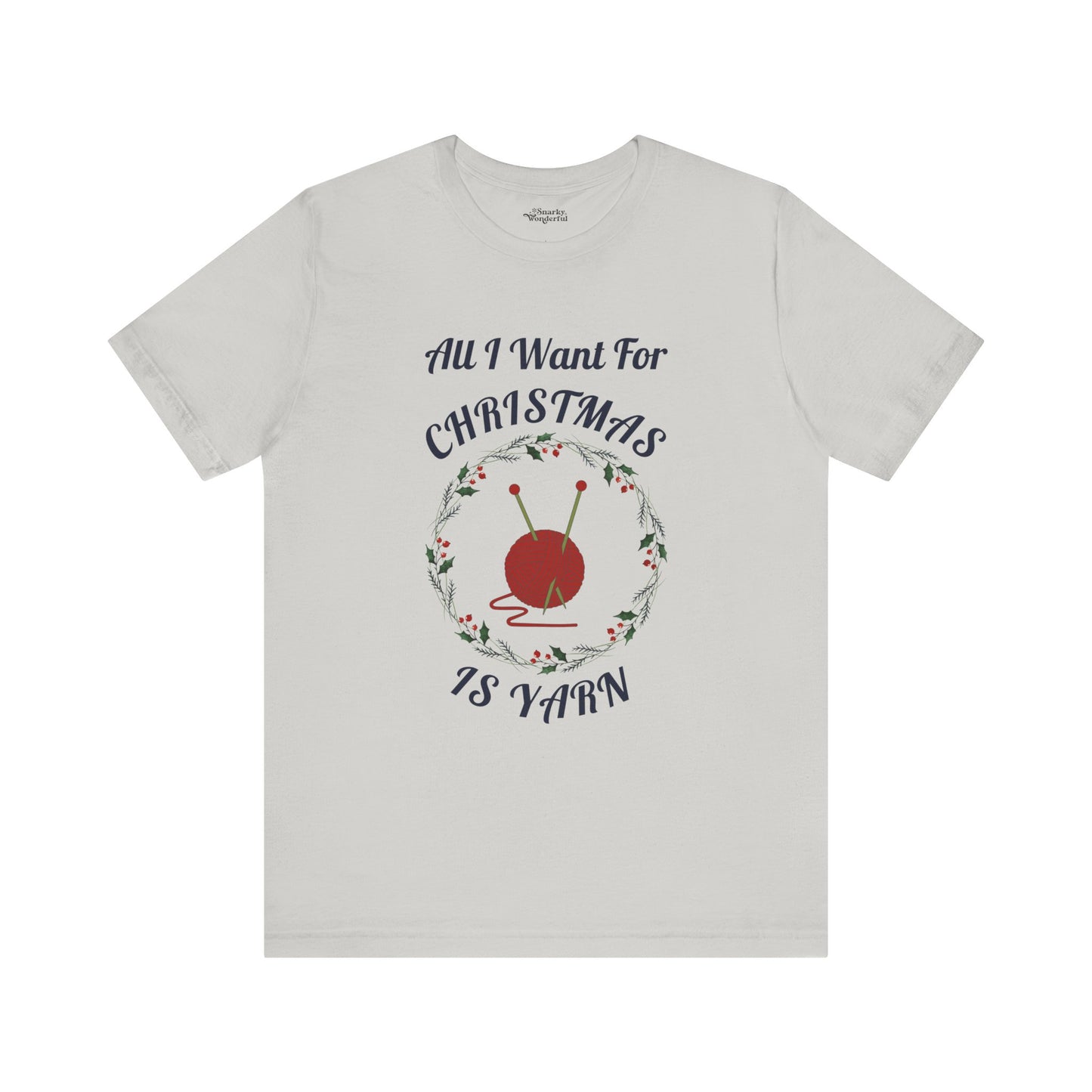 Christmas Yarn Dreams Knitter Premium T-Shirt