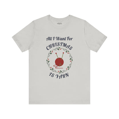 Christmas Yarn Dreams Knitter Premium T-Shirt