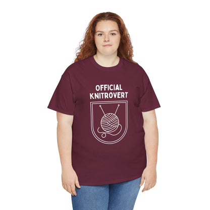 Official Knitrovert Yarn Lover Essential Tee