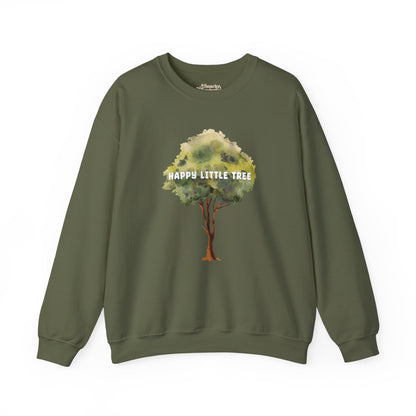 Happy Little Tree Art Sweatshirt - Snarky Wonderful - 8