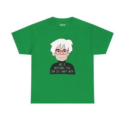 Creative Rebellion: Art Is Anything Warhol Essential Tee