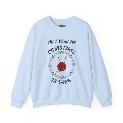 Christmas Yarn Dreams Knitter Sweatshirt