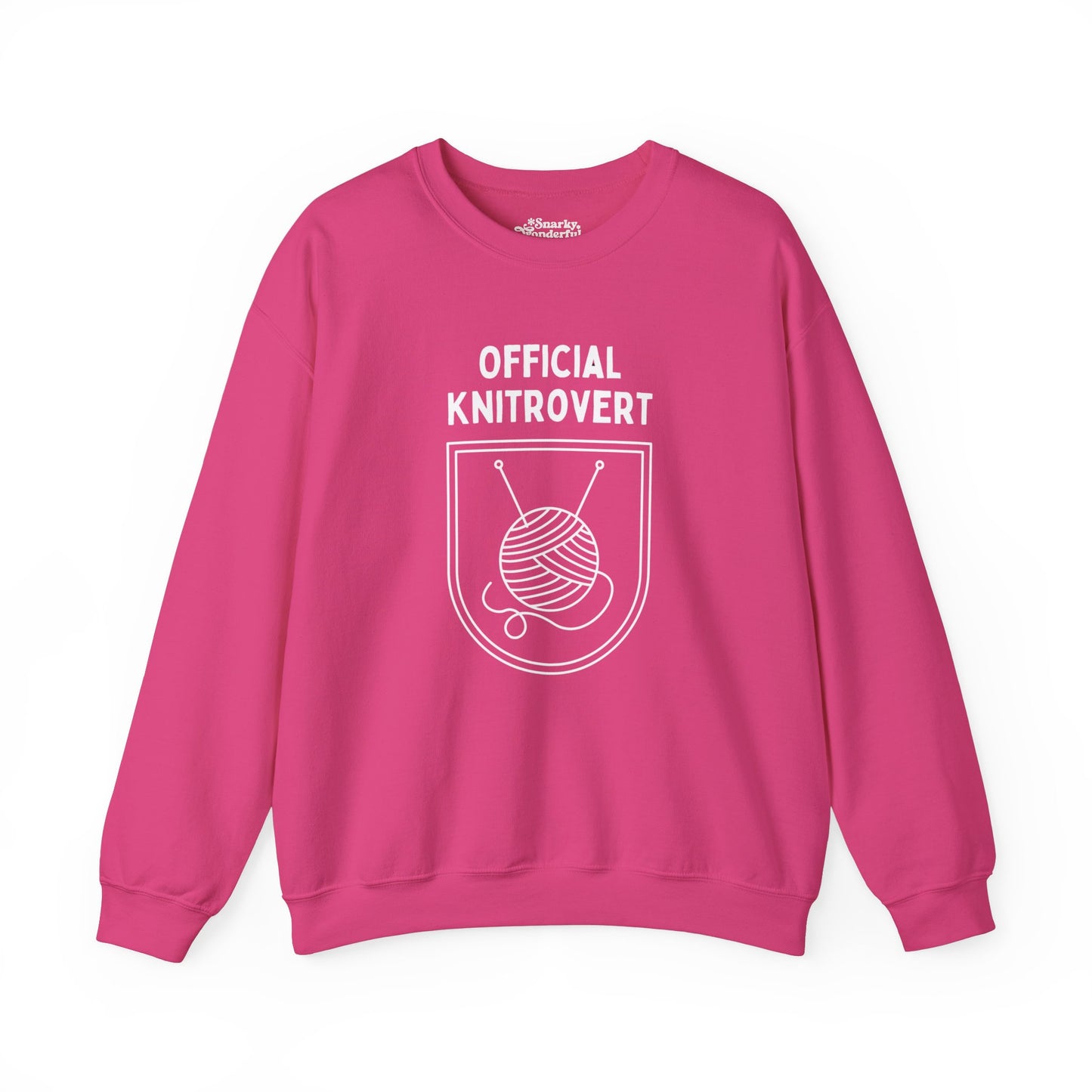 Official Knitrovert Yarn Lover Sweatshirt - Snarky Wonderful - 6