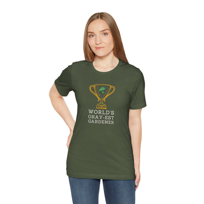 World's Okay-est Gardener Premium T-Shirt