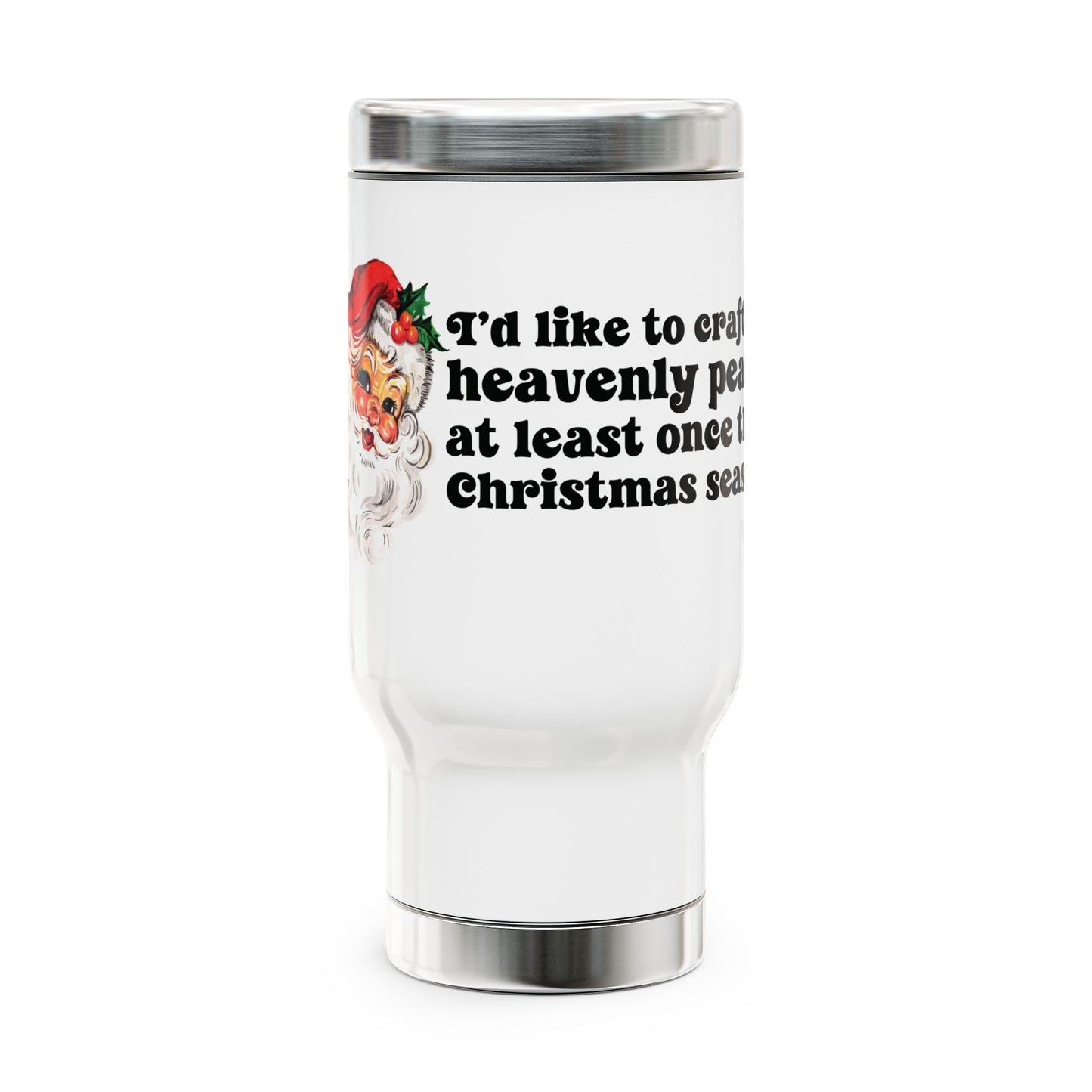 "Heavenly Peace Crafting" Stainless Steel Travel Mug - 14oz