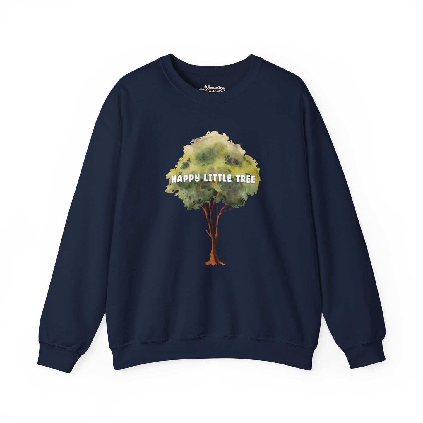 Happy Little Tree Art Sweatshirt - Snarky Wonderful - 4