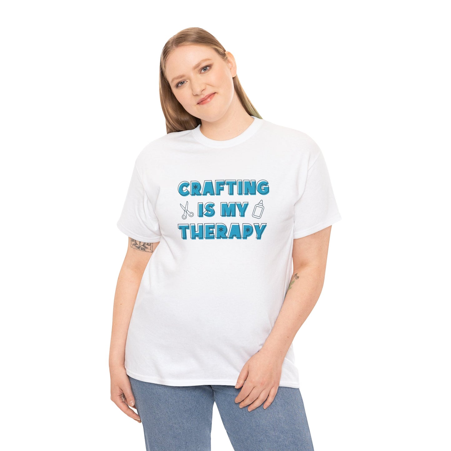 Crafting is My Therapy Essential Tee