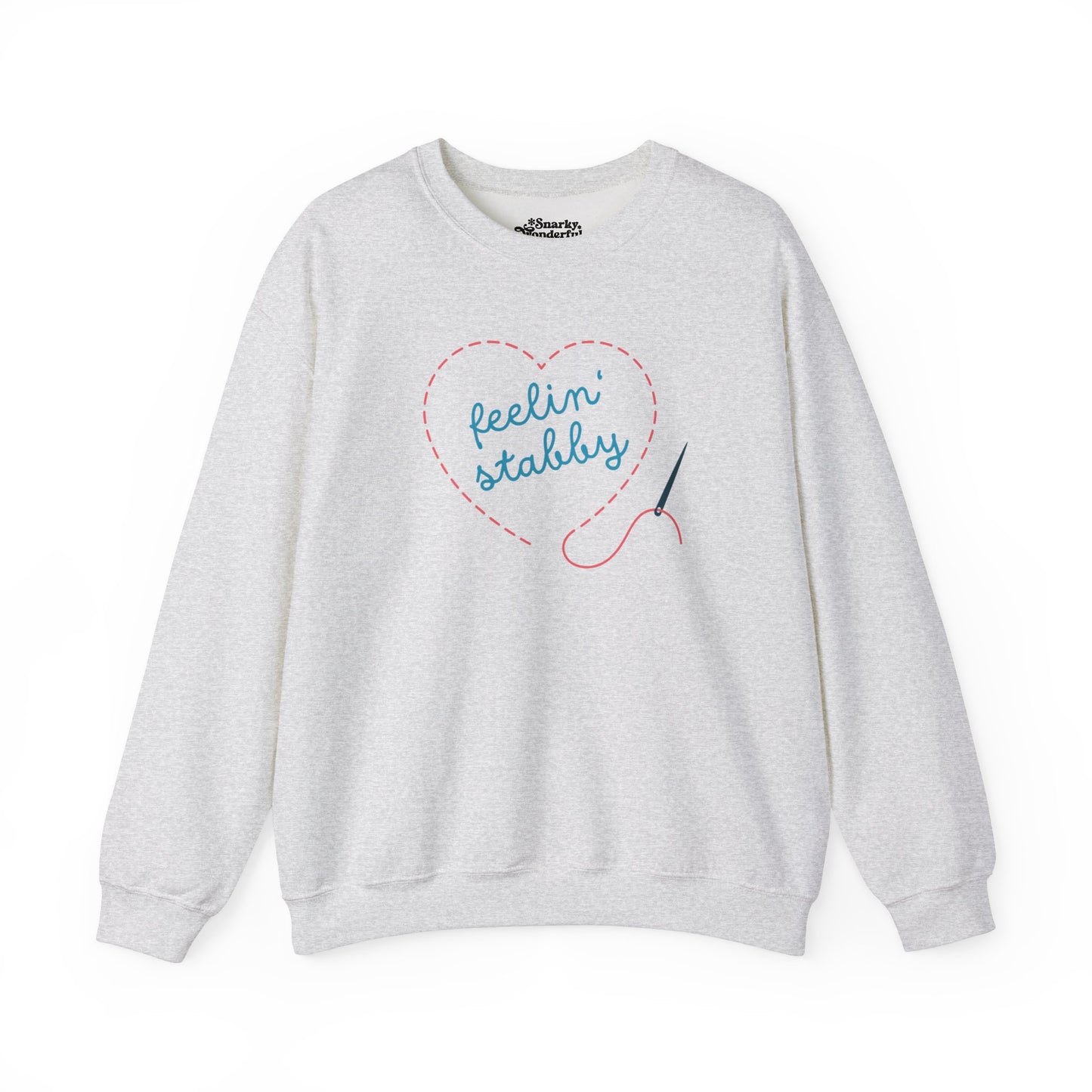 Feelin' Stabby Needlework Humor Sweatshirt - Snarky Wonderful - 4