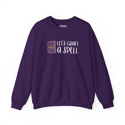 Let's Craft a Spell Halloween Sweatshirt - Snarky Wonderful - 4